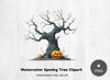 Spooky Tree Clipart Bundle