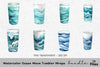 Ocean Wave Tumbler Clipart Bundle