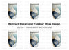 Abstract Tumbler Clipart Bundle