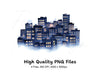 Cozy Night City Clipart Bundle