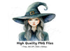 Mystical Witch Clipart Bundle