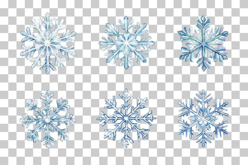 Winter Snowflake Design Clipart Bundle - CraftNest - Digital Crafting and Art