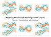 Flowing Fabric Clipart Bundle