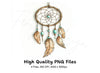 Boho Dream Catcher Clipart Bundle