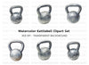Kettlebell Workout Clipart Bundle
