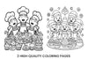Christmas Carolers and Bakers Coloring Books