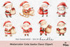 Cute Santa Claus Clipart Bundle