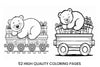 Christmas Train Holiday Coloring Books