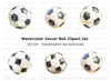 Classic Soccer Ball Clipart Bundle