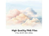 Dreamy Pastel Cloudscapes Clipart Bundle