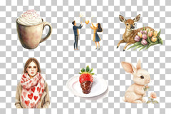 Love & Cozy Moments Clipart Bundle - CraftNest - Digital Crafting and Art
