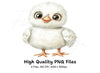 Cute Baby Chicks Clipart Bundle