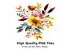 Autumn Floral Clipart Bundle