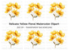 Yellow Flowers Clipart Bundle