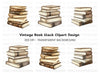 Stack of Books Clipart Bundle