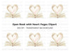 Heart Book Clipart Bundle