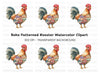 Rooster Clipart Bundle