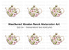 Floral Teapot Clipart Bundle