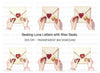 Sealing Love Letters Clipart Bundle
