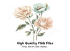 Pastel Flower Bouquets Clipart Bundle