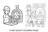 Christmas Ornament Making Coloring Books