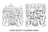 Forest Friends Campfire Coloring Books