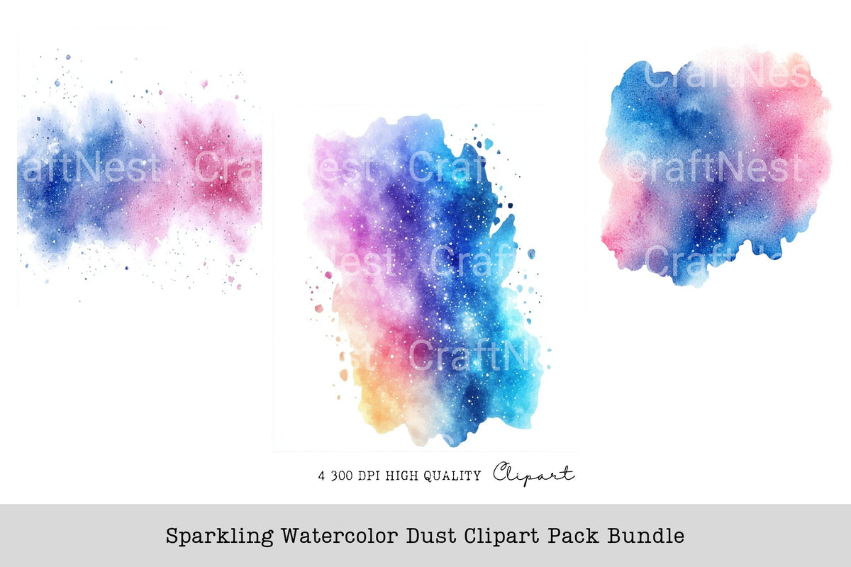 Sparkling Dust Clipart Bundle