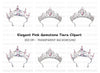Elegant Pink Gemstone Tiara Clipart Bundle