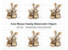 Charming Mouse Family Clipart Bundle