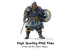 Viking Warrior Clipart Bundle