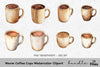 Warm Coffee Cups Clipart Bundle