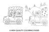 Winter Delivery TruckFun Coloring Books