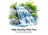 Waterfall Clipart Bundle