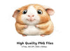 Cute Hamster and Mouse Clipart Bundle