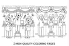 Christmas Nurses Decorating Coloring Books