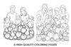 Family Pumpkin Patch Coloring Books
