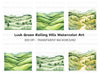 Seamless Green Hills Landscape Clipart Bundle