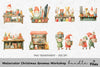 Christmas Gnome Workshop Clipart Bundle