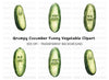 Angry Pickle Cartoon Clipart Bundle