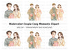 Cozy Couple Outing Clipart Bundle