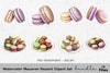 Macaron Dessert Clipart Bundle