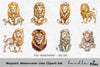 Majestic Lion Clipart Bundle