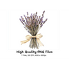 Lavender Bouquet Clipart Bundle