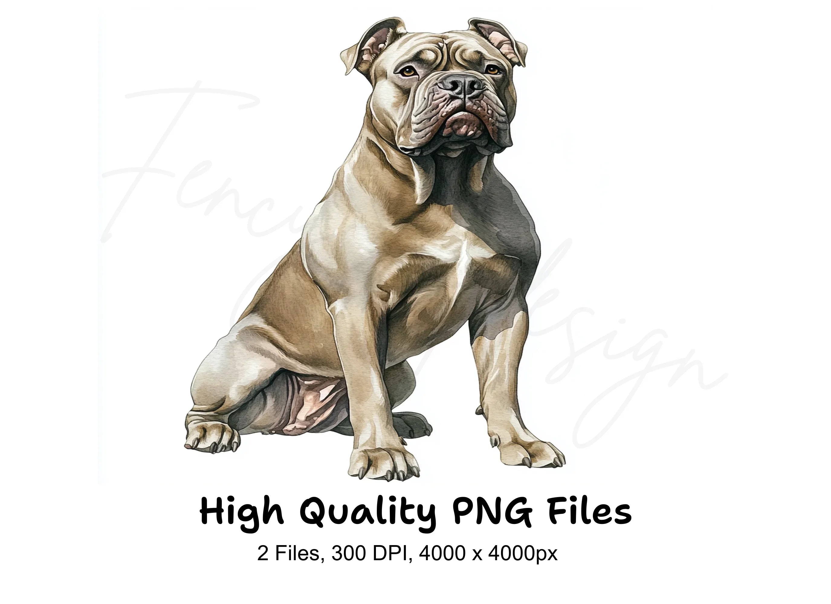 Bullmastiff Dog Clipart Bundle