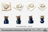 Charming Mouse Adventures Clipart Bundle