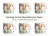 Cute Cat Duo Clipart Bundle