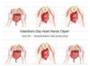 Heart Shaped Dalgona Candy Game Clipart Bundle