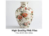 Elegant Floral Vase Illustration Clipart Bundle