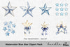 Blue Star Clipart Bundle
