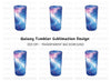 Galaxy Tumbler Clipart Bundle